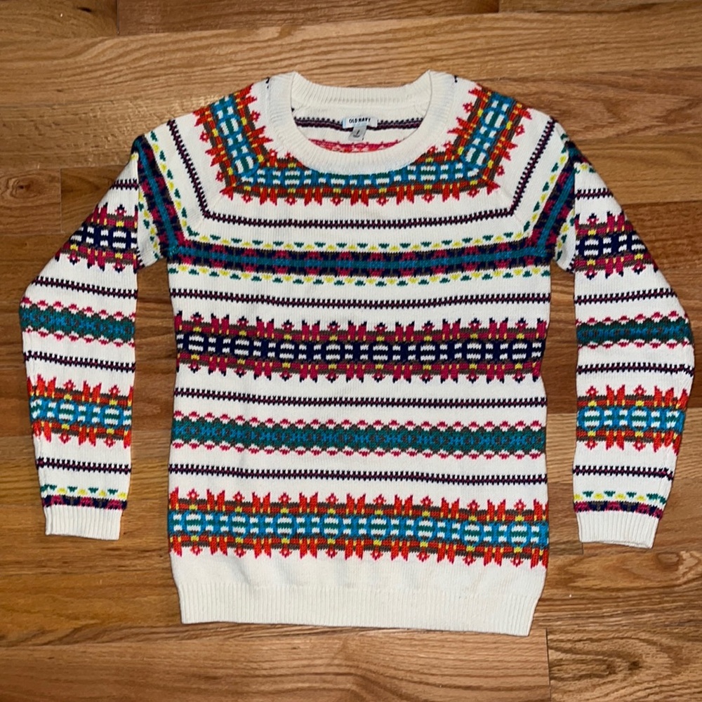 Patterned sweater